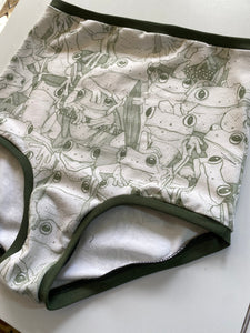 Cotton Frog Print Everyday Underwear (RTS)