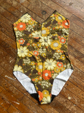 Printed Dahlia French Cut or EveryDay Cut  Bodysuit