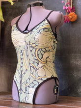 Printed Dahlia French Cut Bodysuit